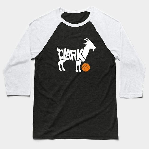 Caitlin Clark GOAT Baseball T-Shirt by YASSIN DESIGNER